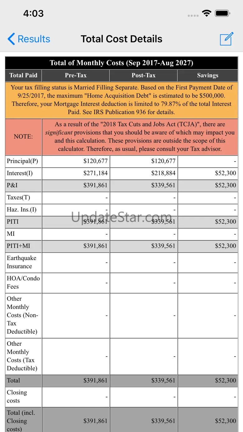 Loan Calculator & Tax Savings 2.8