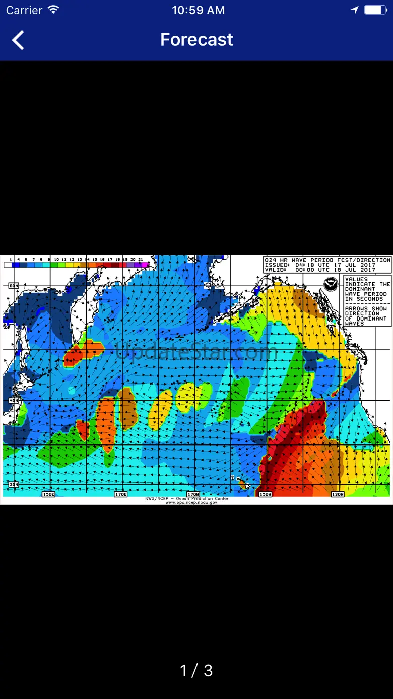 NOAA NDBC Buoy Live Marine 3.14