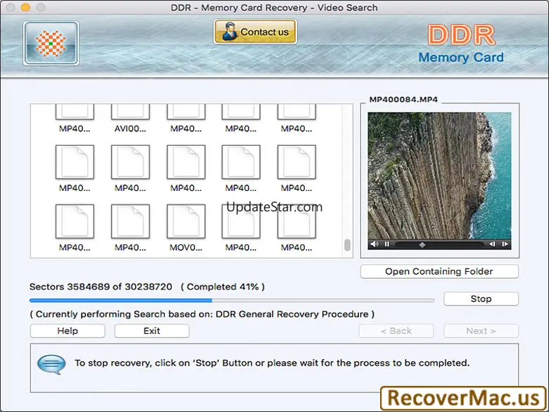 Restore Mac for Memory Card 6.5.3.4