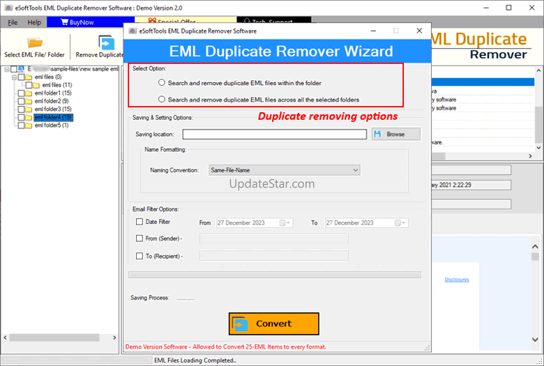 EML Duplicate Remover Software 2.0