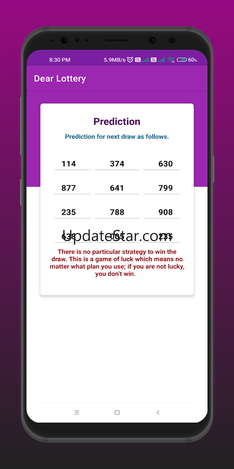 Dear Lottery Result 1.7.1