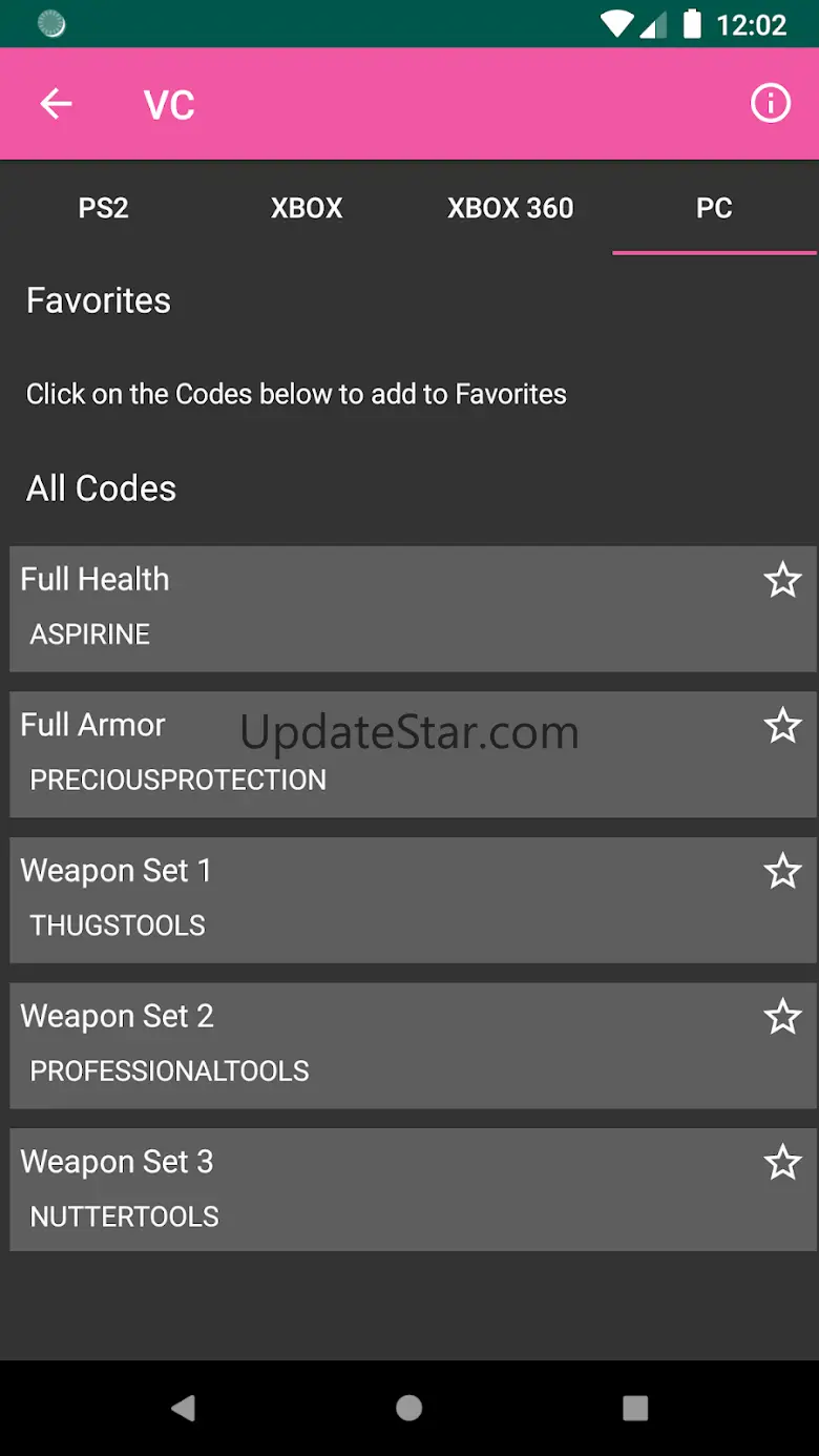 Cheat Codes for Games (Console 5
