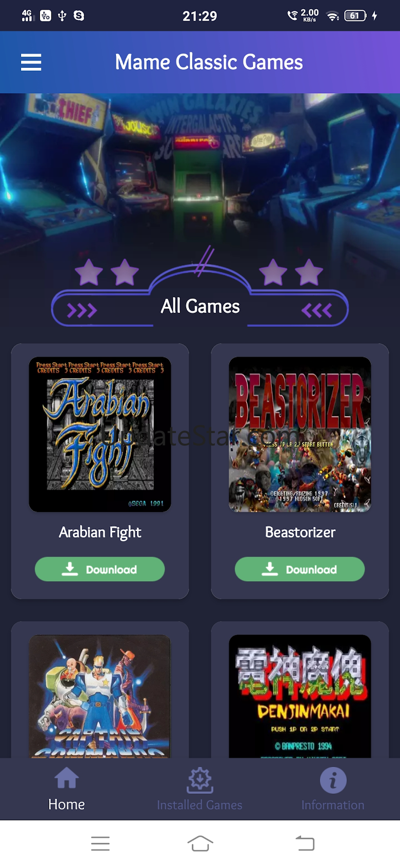 Mame Classic Games 1.2