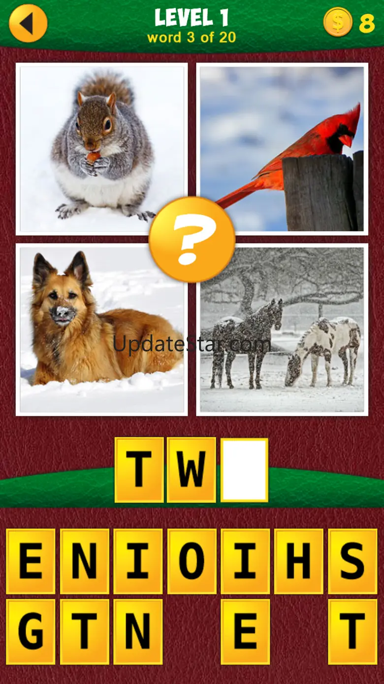 4 Pics: Find the odd word II 1.0.2