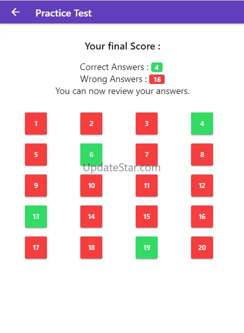 Practice Test USA & Road Signs 2.1.5