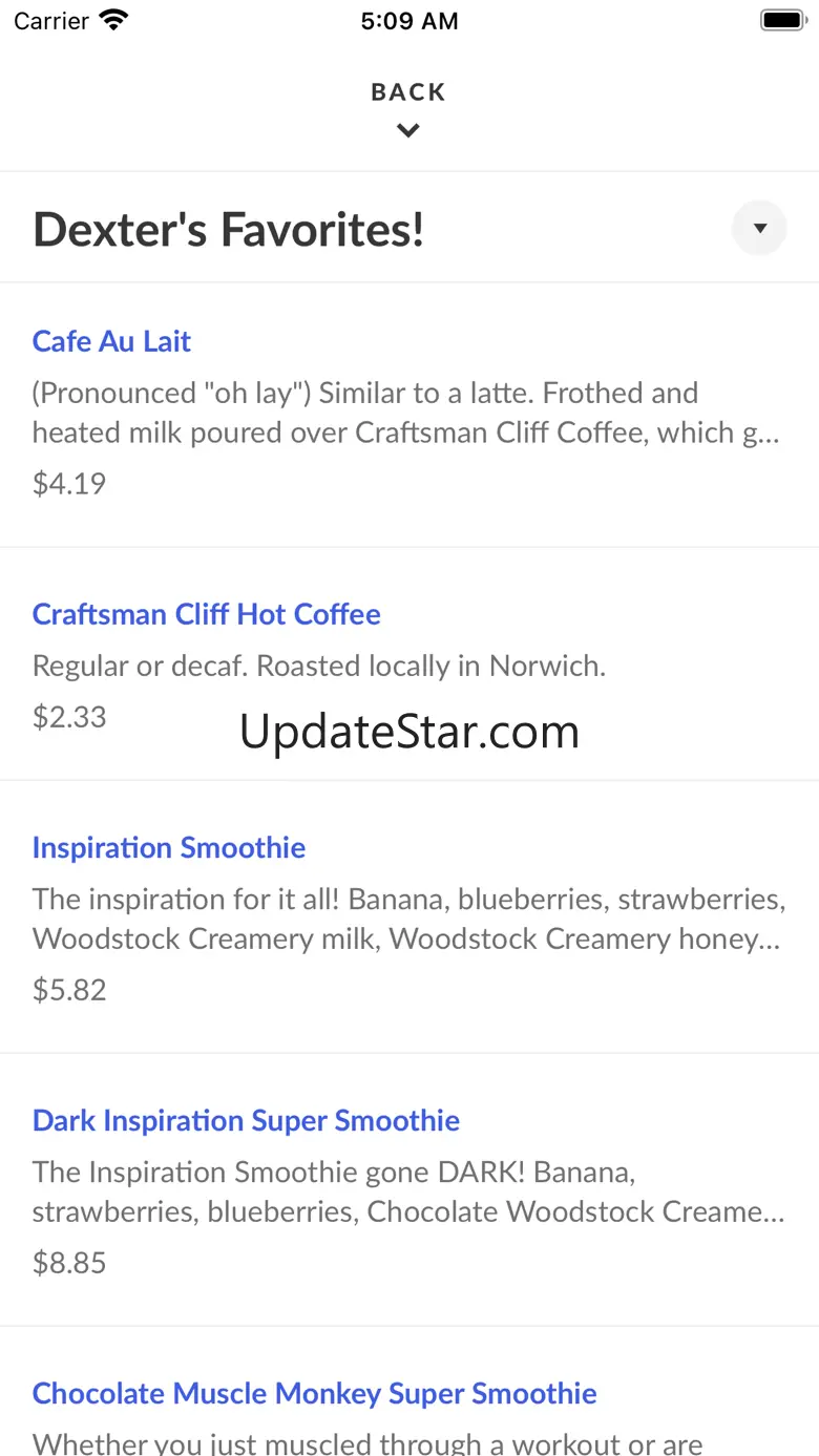 Dexter's Smoothie Coffee Vault 3.17.0