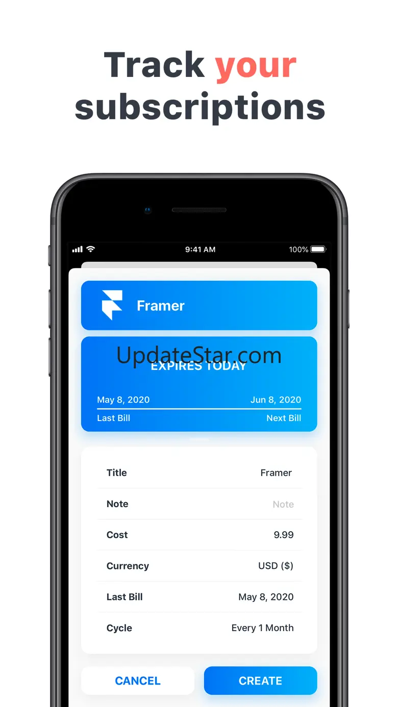 Skaffer - Track subscriptions 1.7.0
