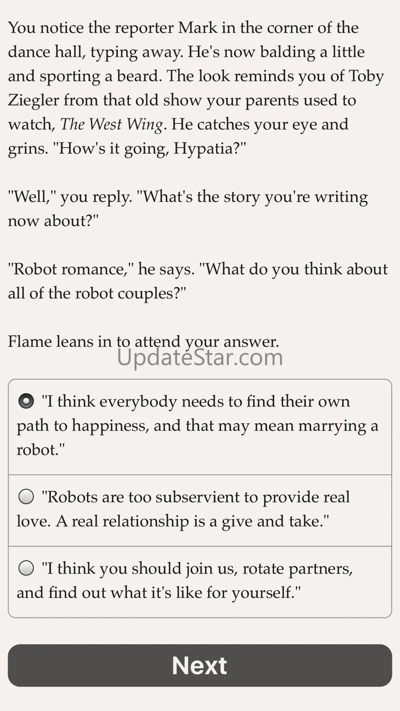 Choice of Robots