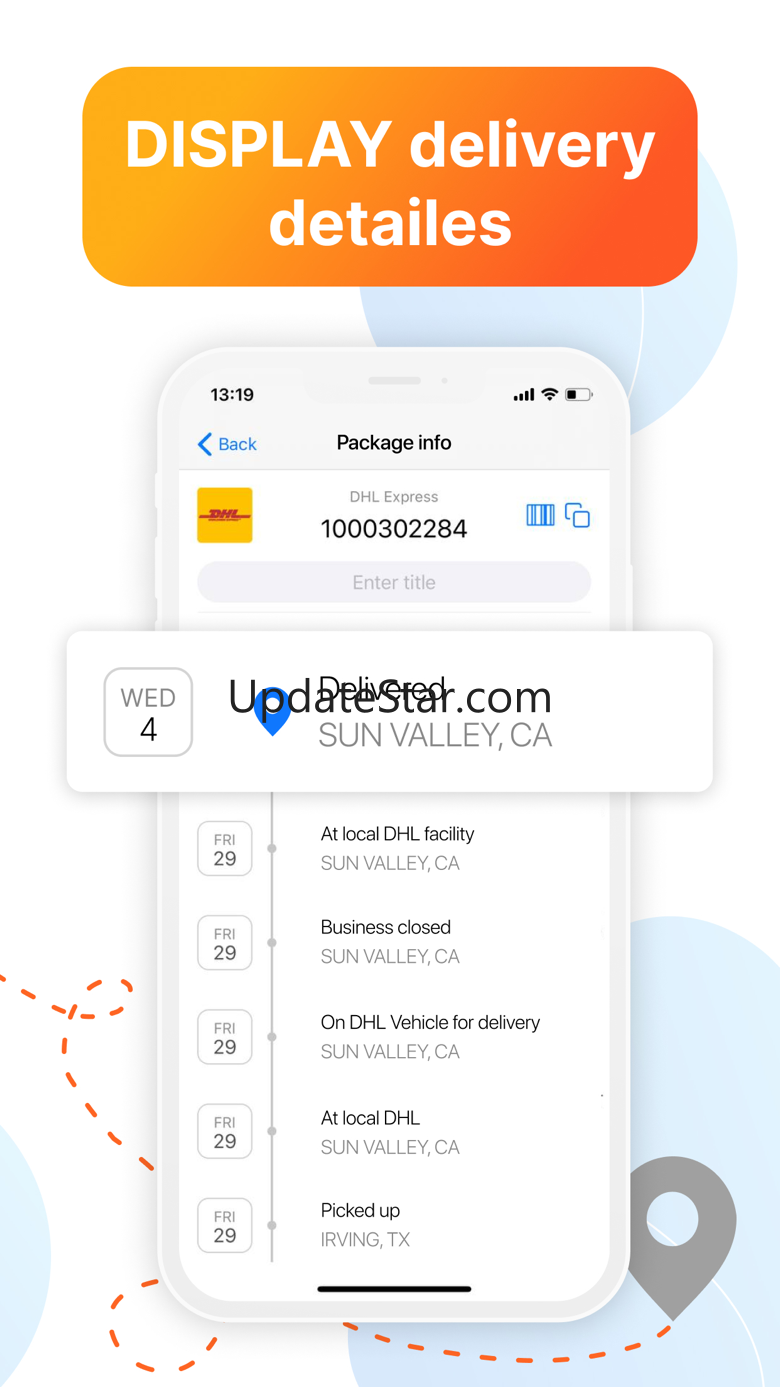 Package delivery tracking app 1.9.36