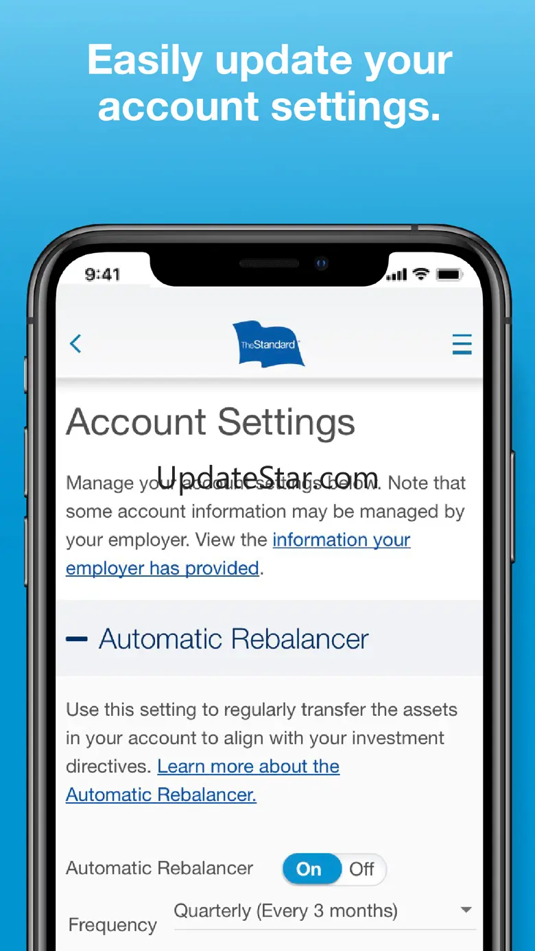 The Standard - My Account 1.0.108