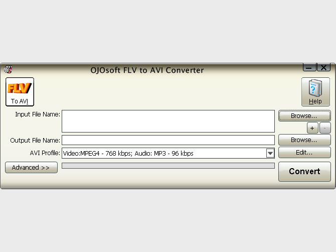 OJOsoft FLV to AVI Converter 2.1.0.718