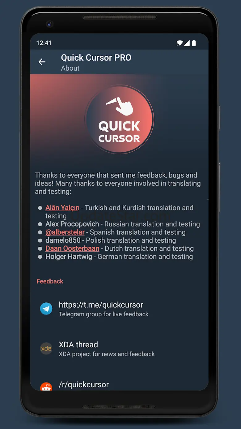 Quick Cursor: One-Handed mode 2.0.1