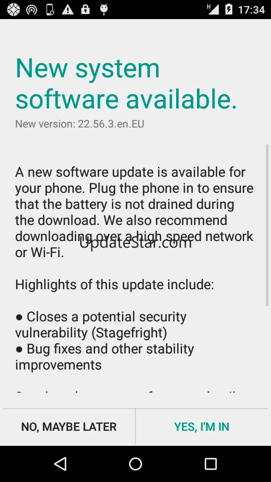 Upgrade Assistant for Android 1.7