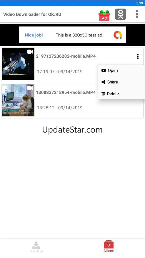 Video downloader for ok.ru 12
