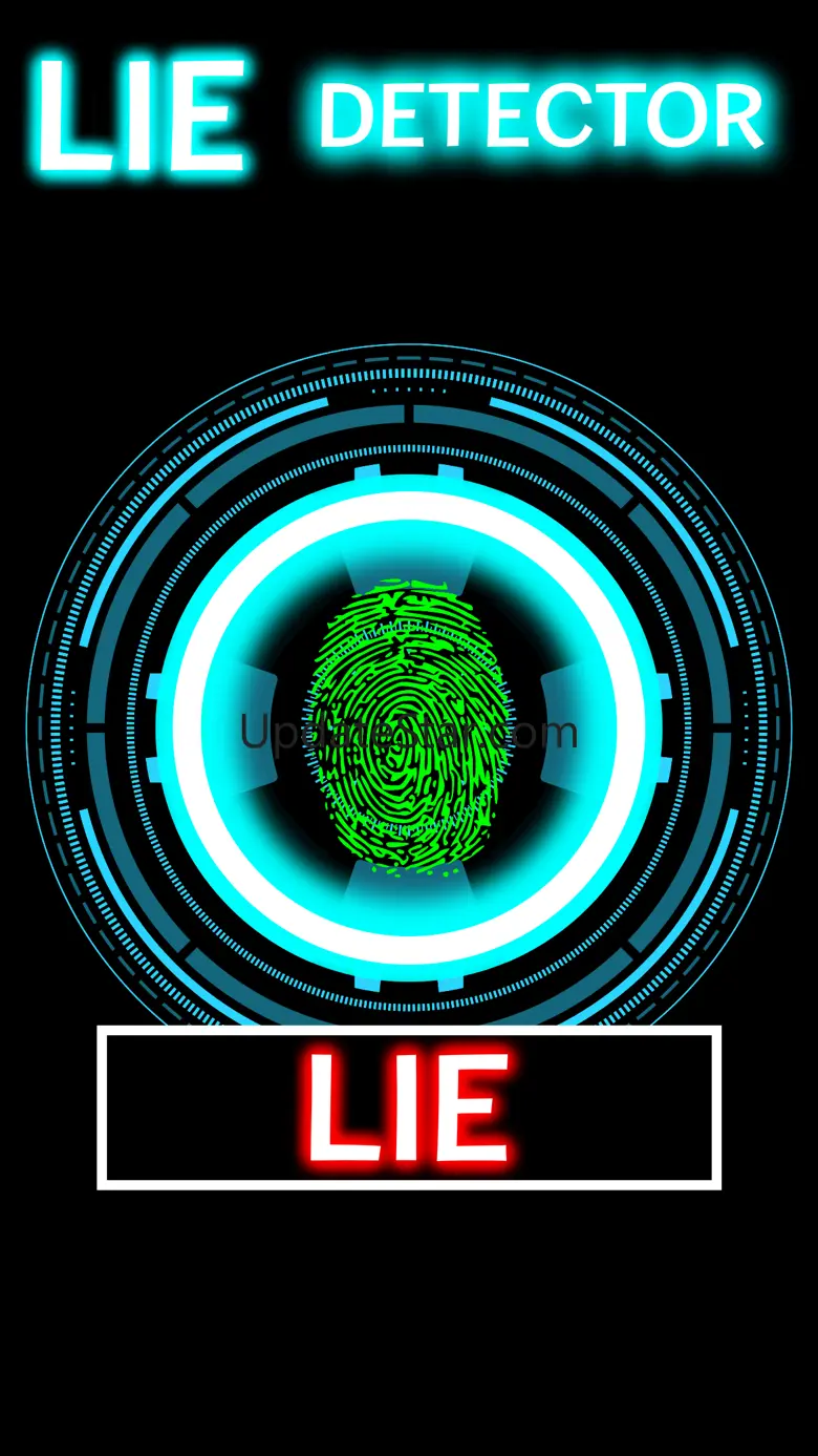 Lie Detector Fingerprint Test Truth or Lying Touch Scanner HD + 1.0
