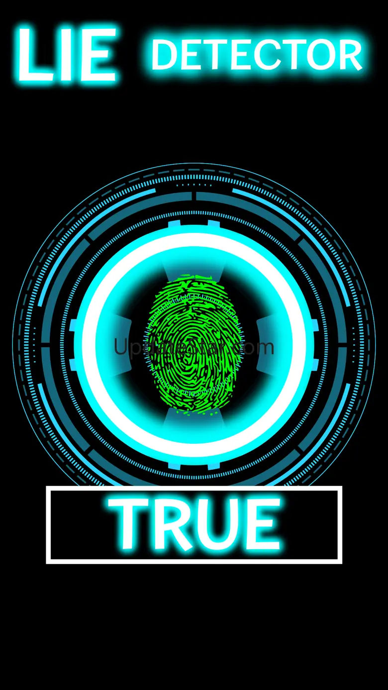Lie Detector Fingerprint Test Truth or Lying Touch Scanner HD + 1.0