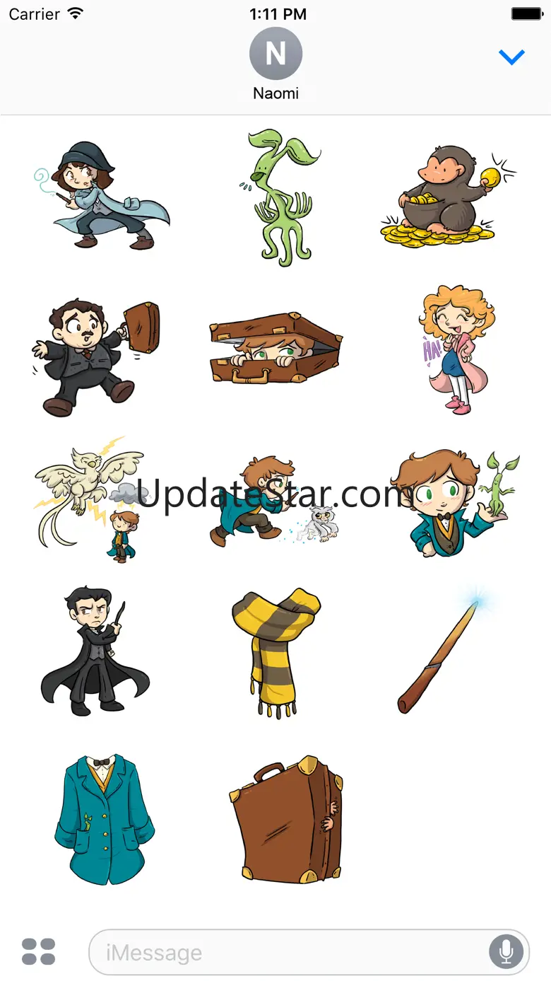 FANTASTIC BEASTS AND WHERE TO FIND THEM STICKERS 1.1