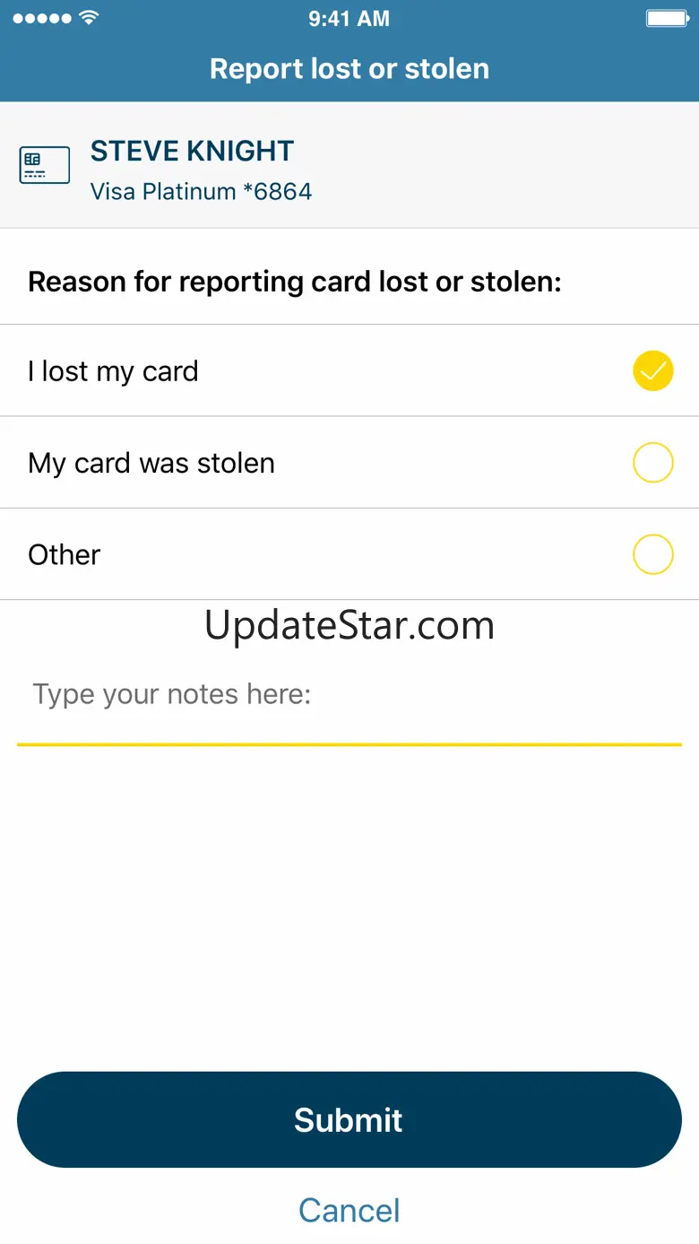 Envista Card App 2.10