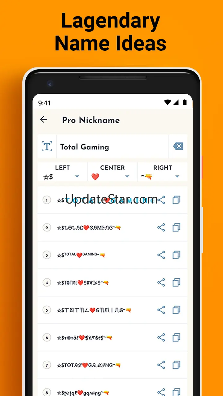 Name Generator - Nickname Fire 1.15