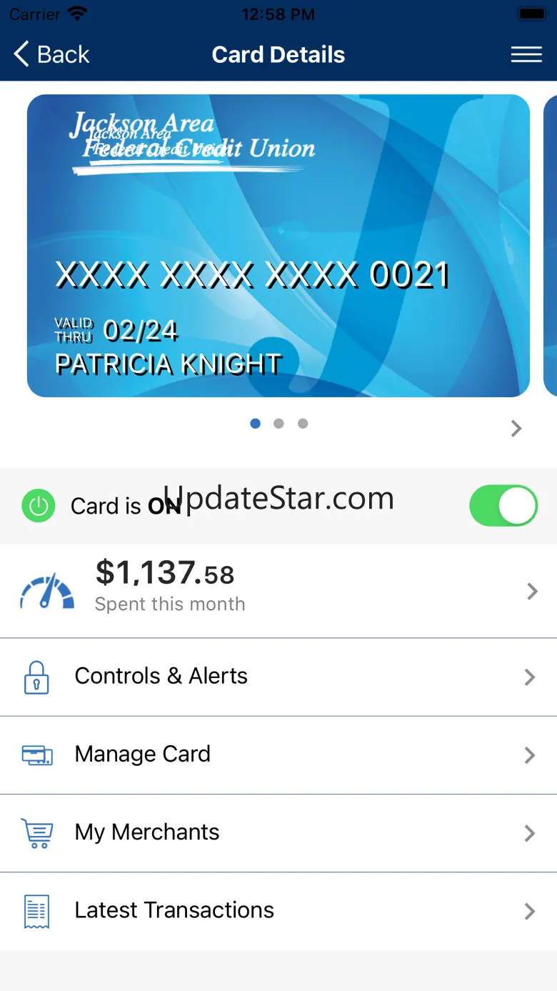 JAFCU Card App 1.5.3