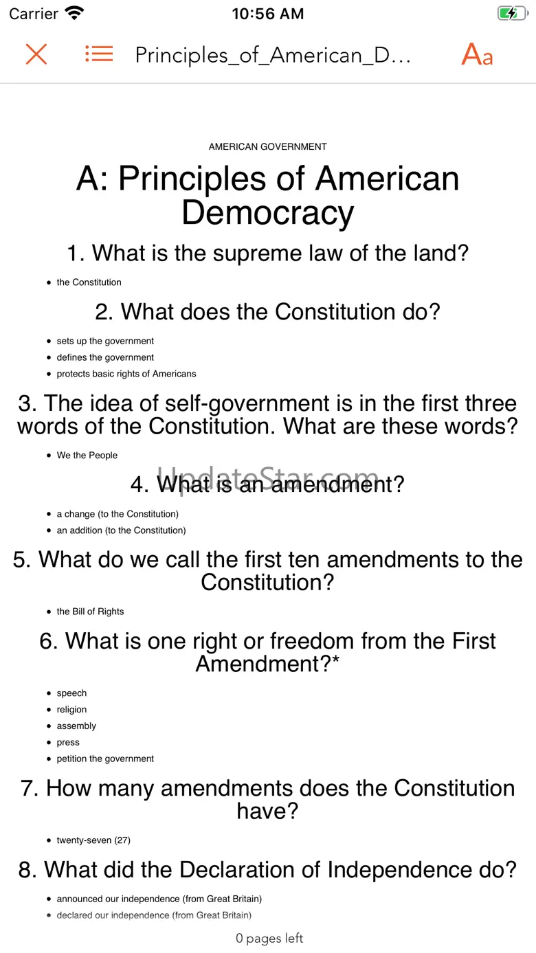 USA Citizen Test 1.6