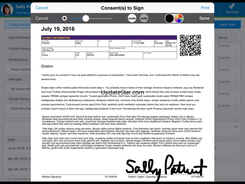 Eyefinity EHR 7.7.1