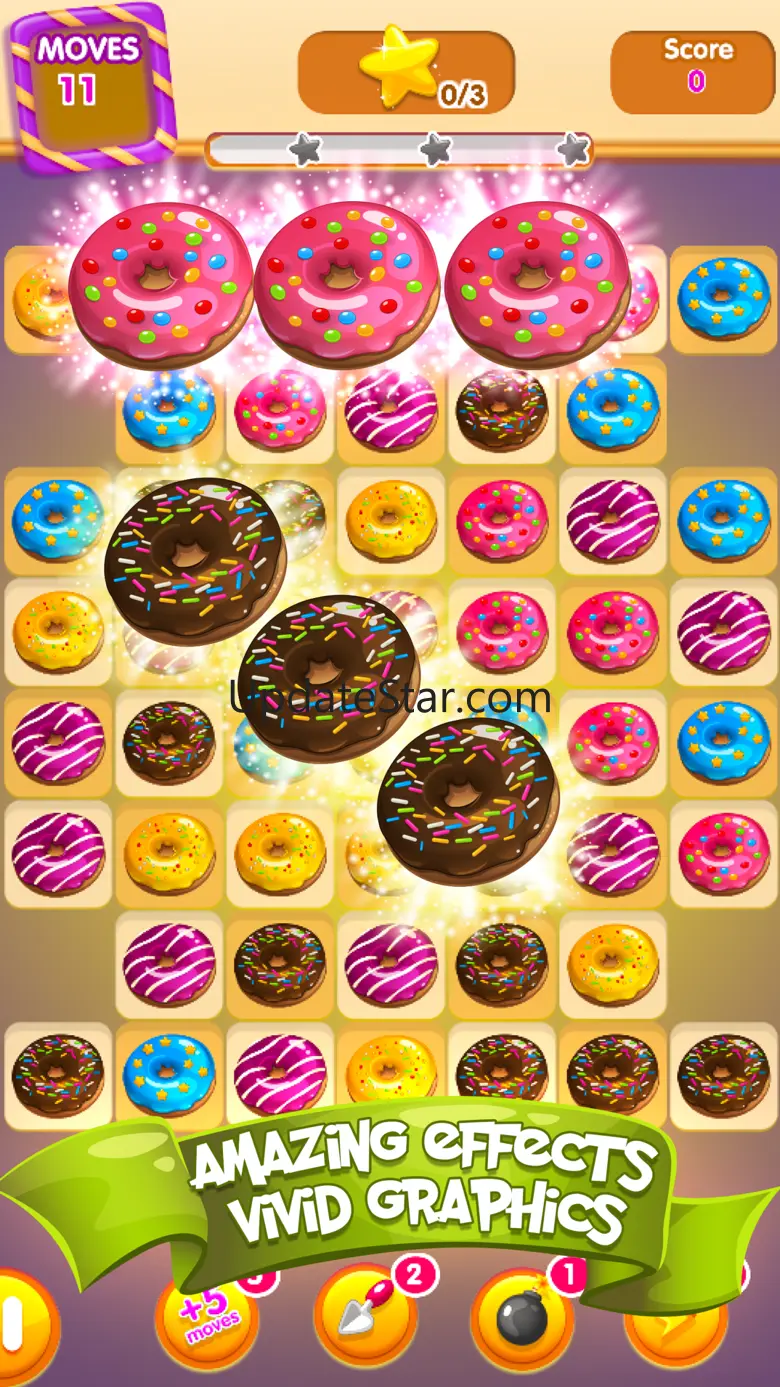 Donut Dazzle Dash - Match 3 Sweet Cookie Mania 1.0