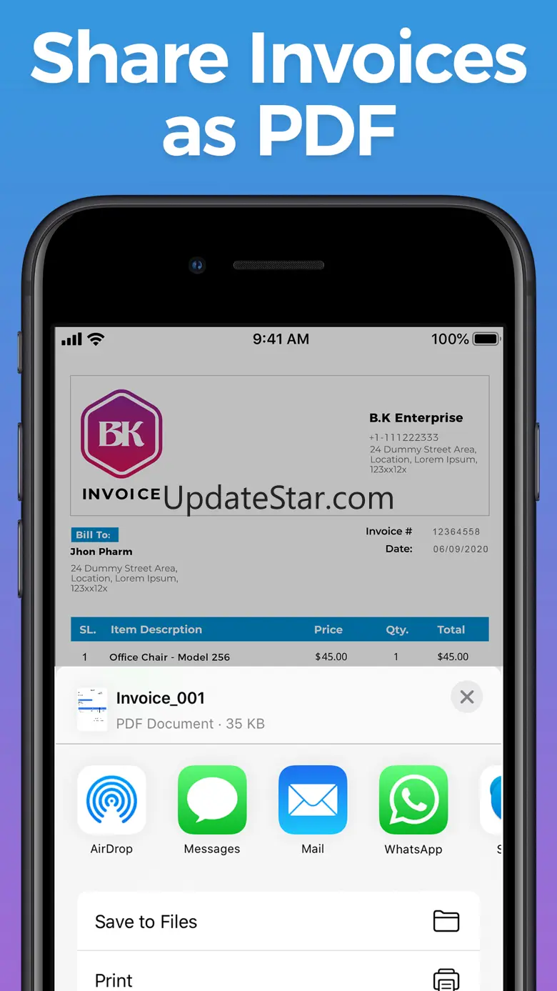 Spark: invoice maker app 1.02