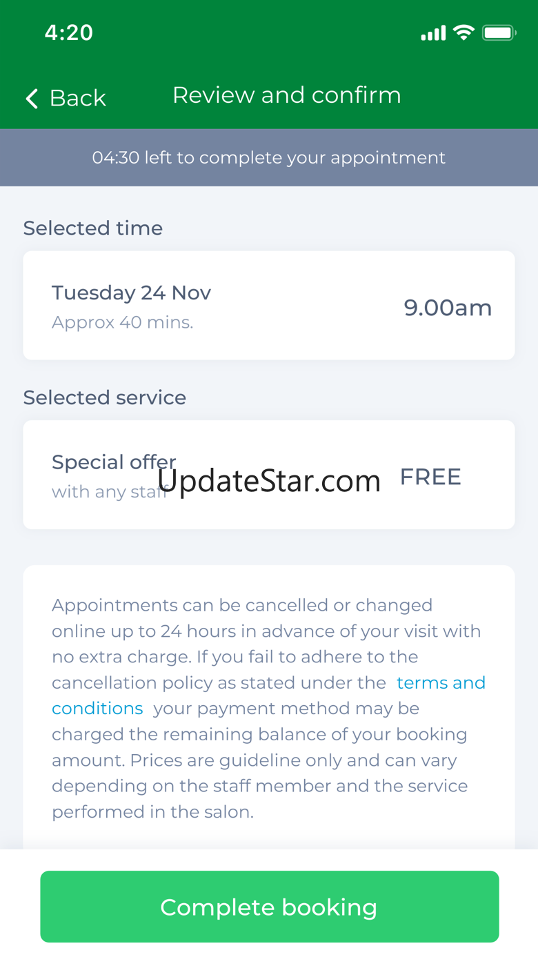 Element Salon and Day Spa 3.3.0