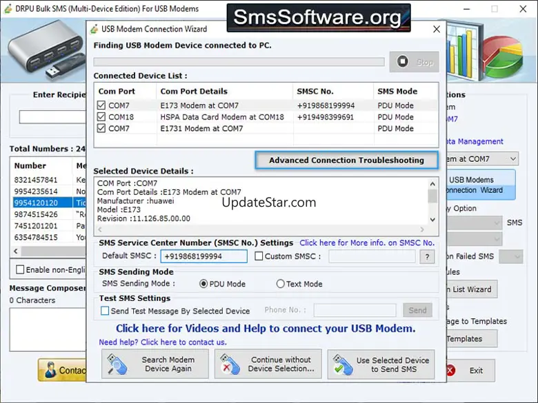 Bulk SMS App Multi USB 10.4.3.2