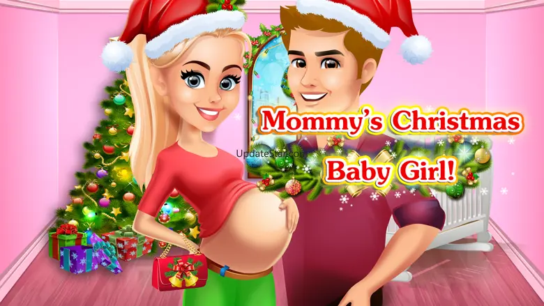 Mommy's Christmas Baby Girl 2.2