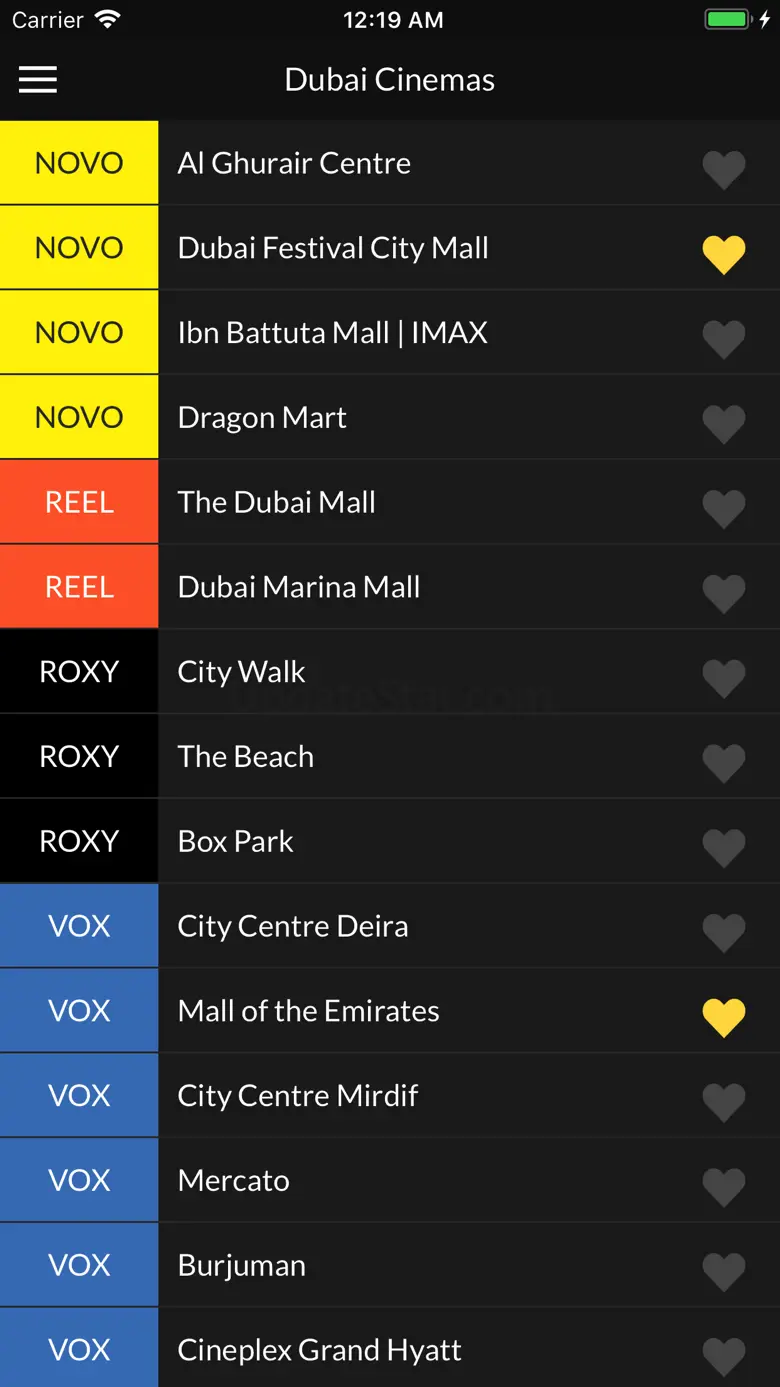 Cinema Showtimes UAE 1.6
