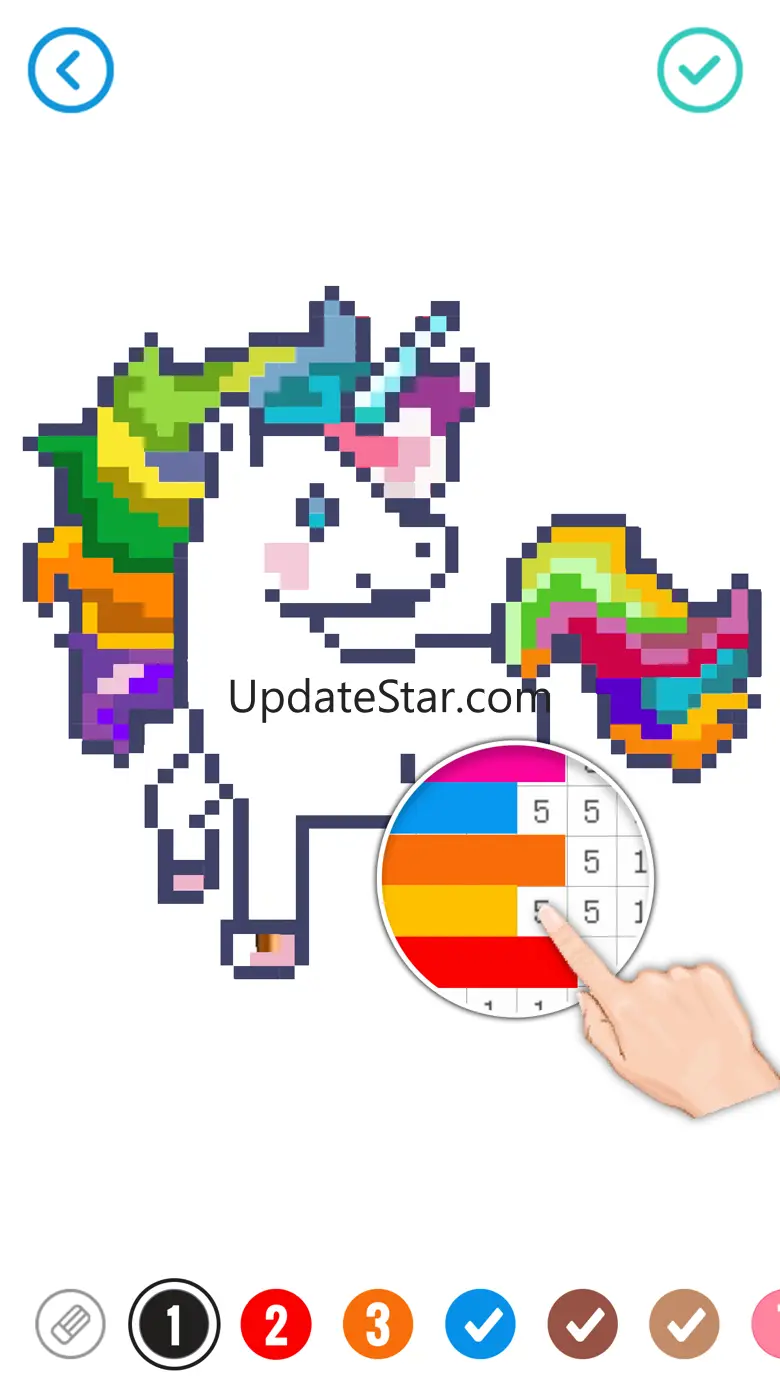 Pixel Cartoon: Number Coloring 1.0