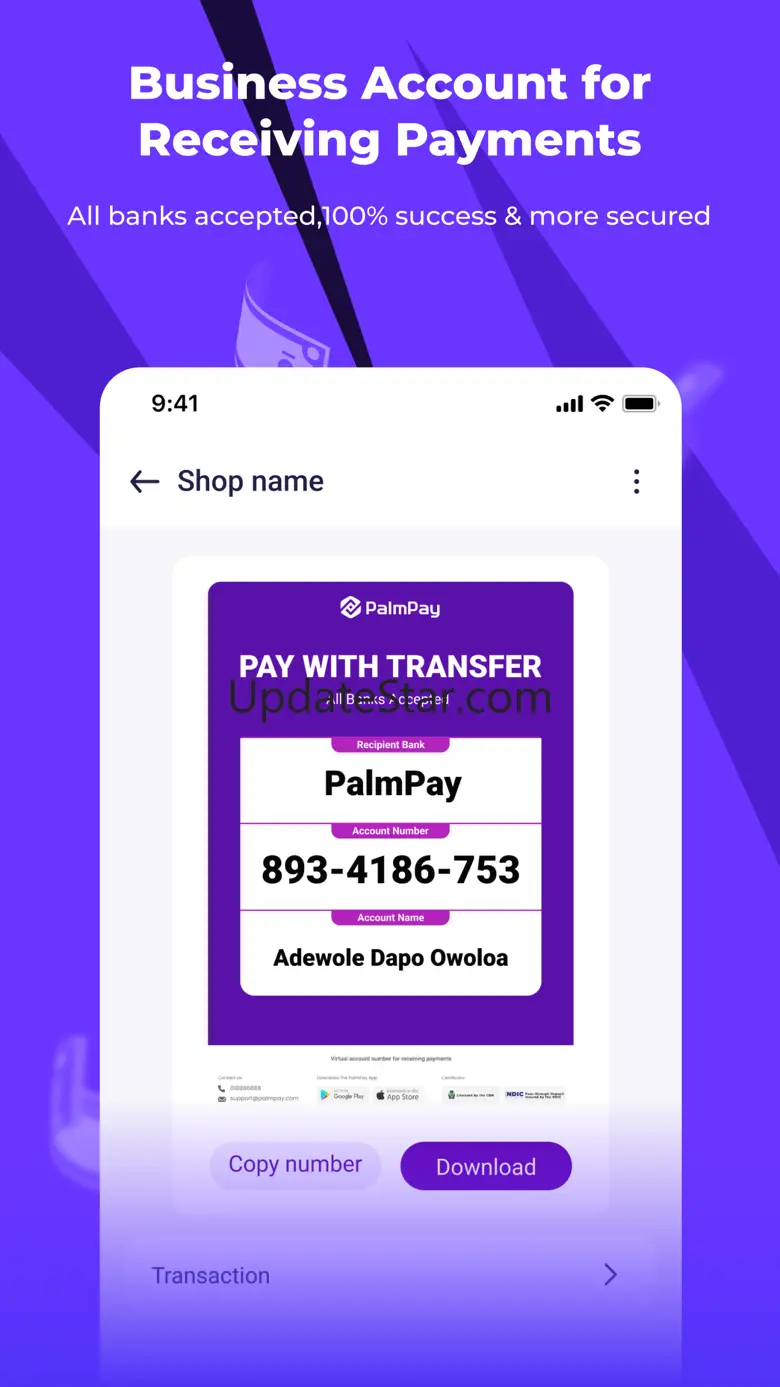 PalmPay Business 3.9.6