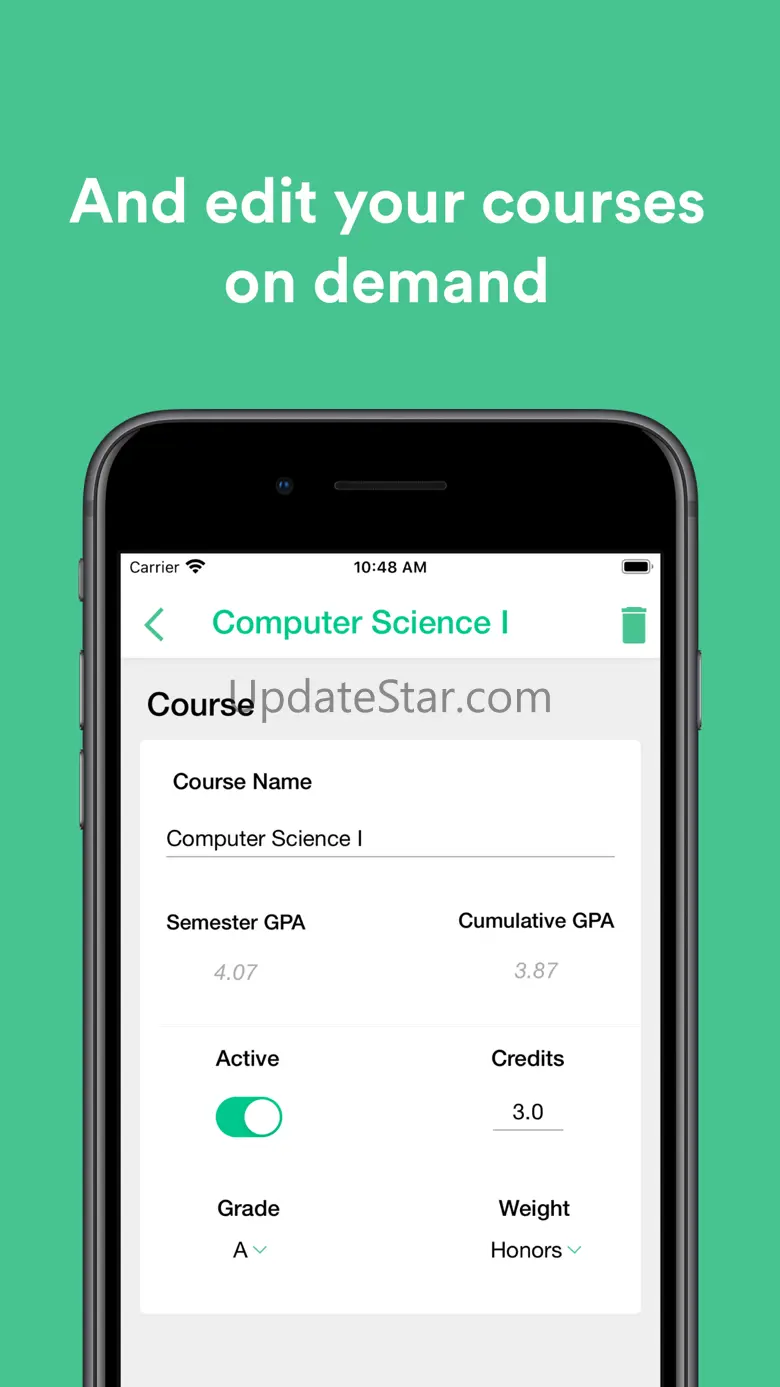 Scope: Custom GPA Calculator 1.0.4