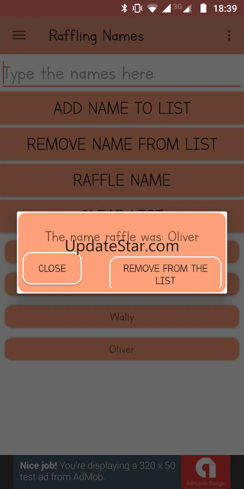 Raffle: Names and Numbers 1.2.5