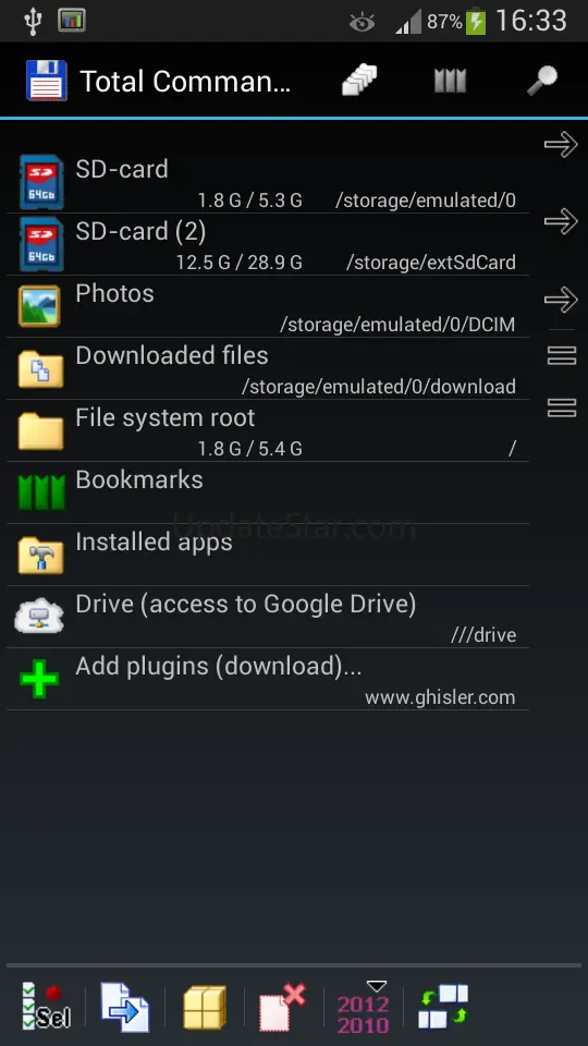 Plugin: Drive for Totalcmd 2.30
