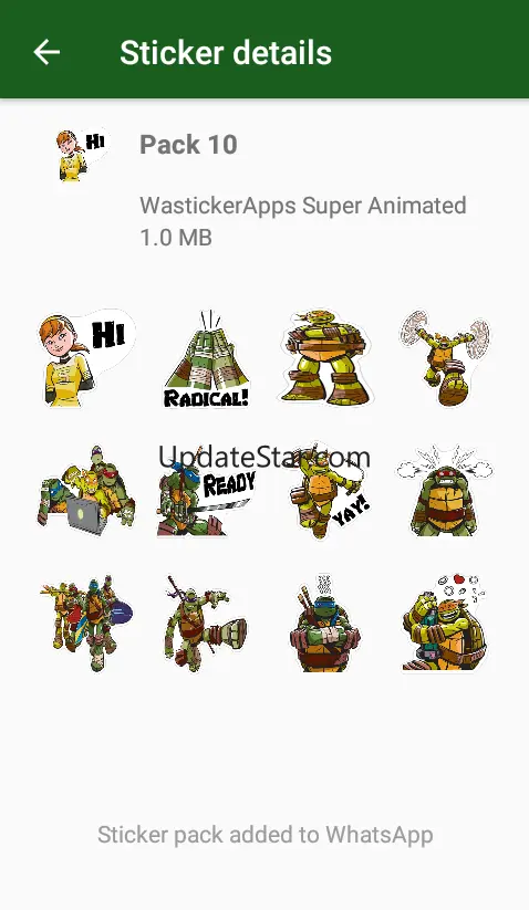 Animated Superheroes WASticker 5.1
