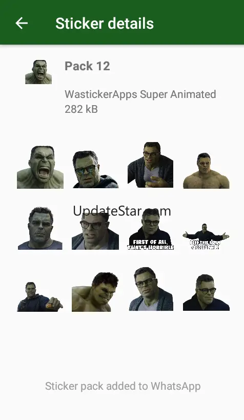 Animated Superheroes WASticker 5.1