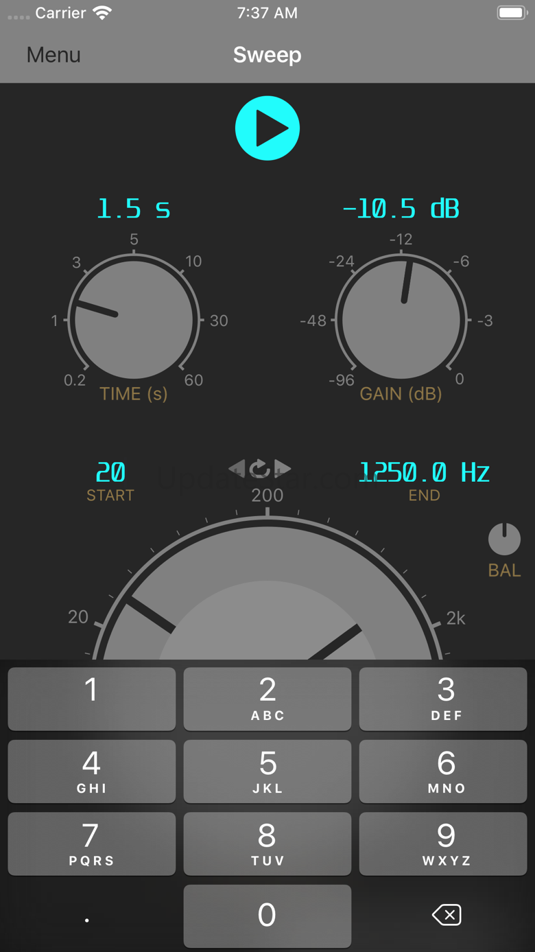 Audio Signal Generator