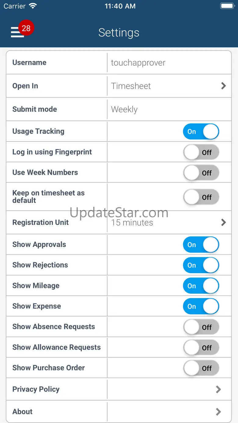 Deltek Touch for Maconomy 4.3.0