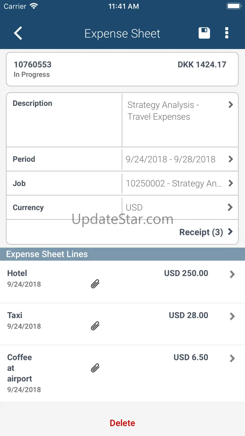 Deltek Touch for Maconomy 4.3.0