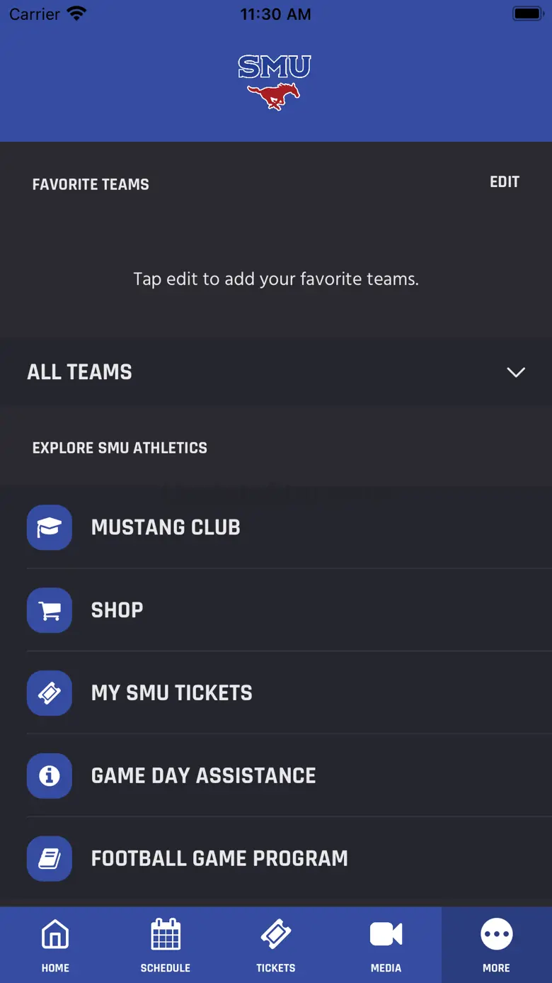 SMU Athletics 2.0.2