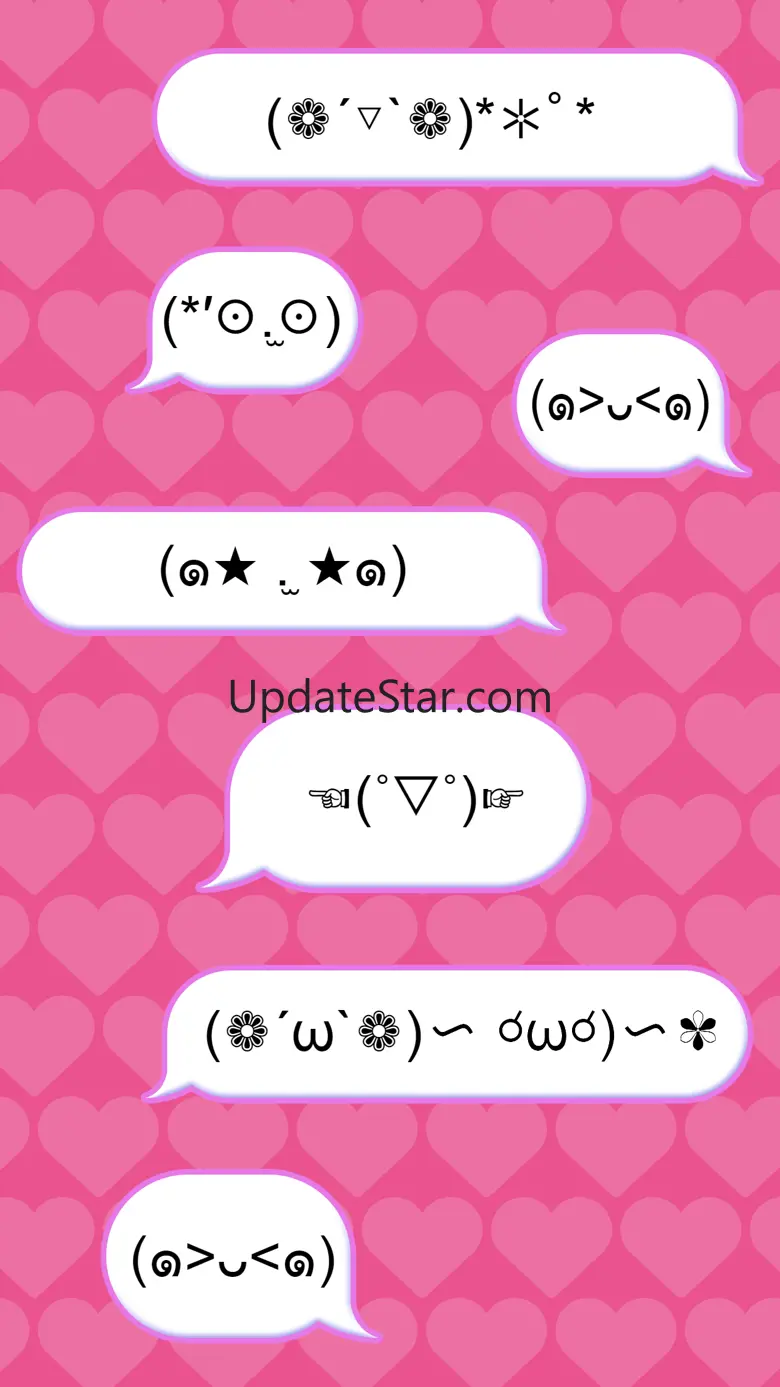 Fancy Kaomoji ASCII art symbol 1.8