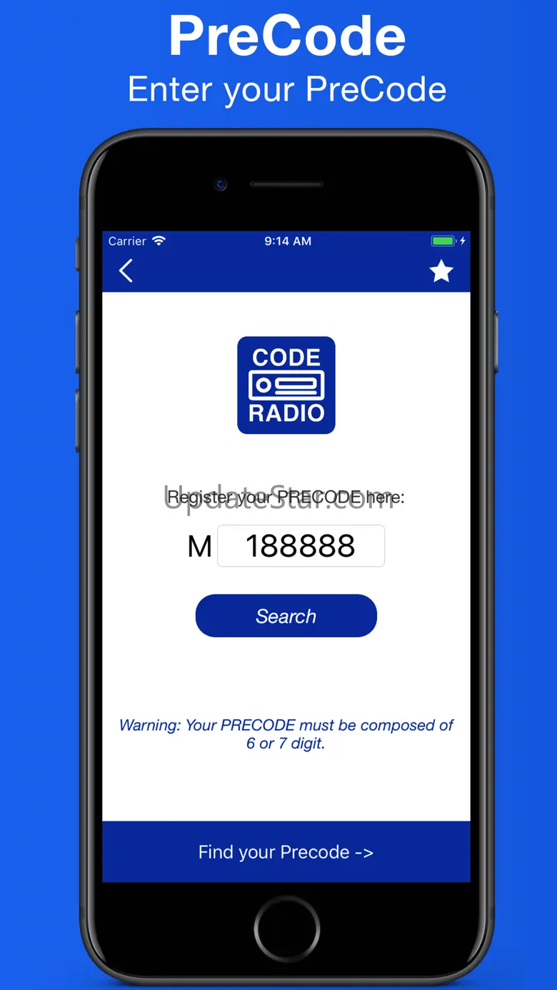 Radio Code 1.0