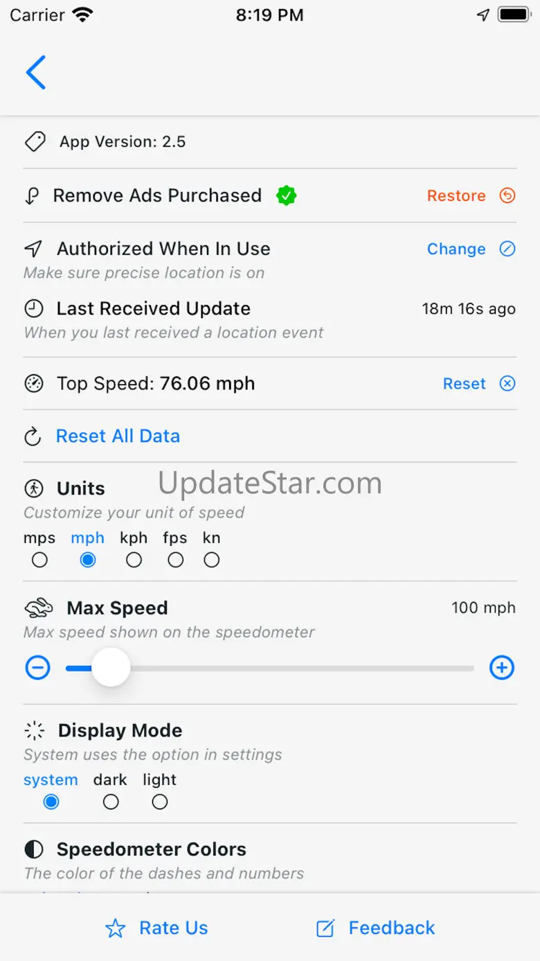Speedometer - Real Time 2.7