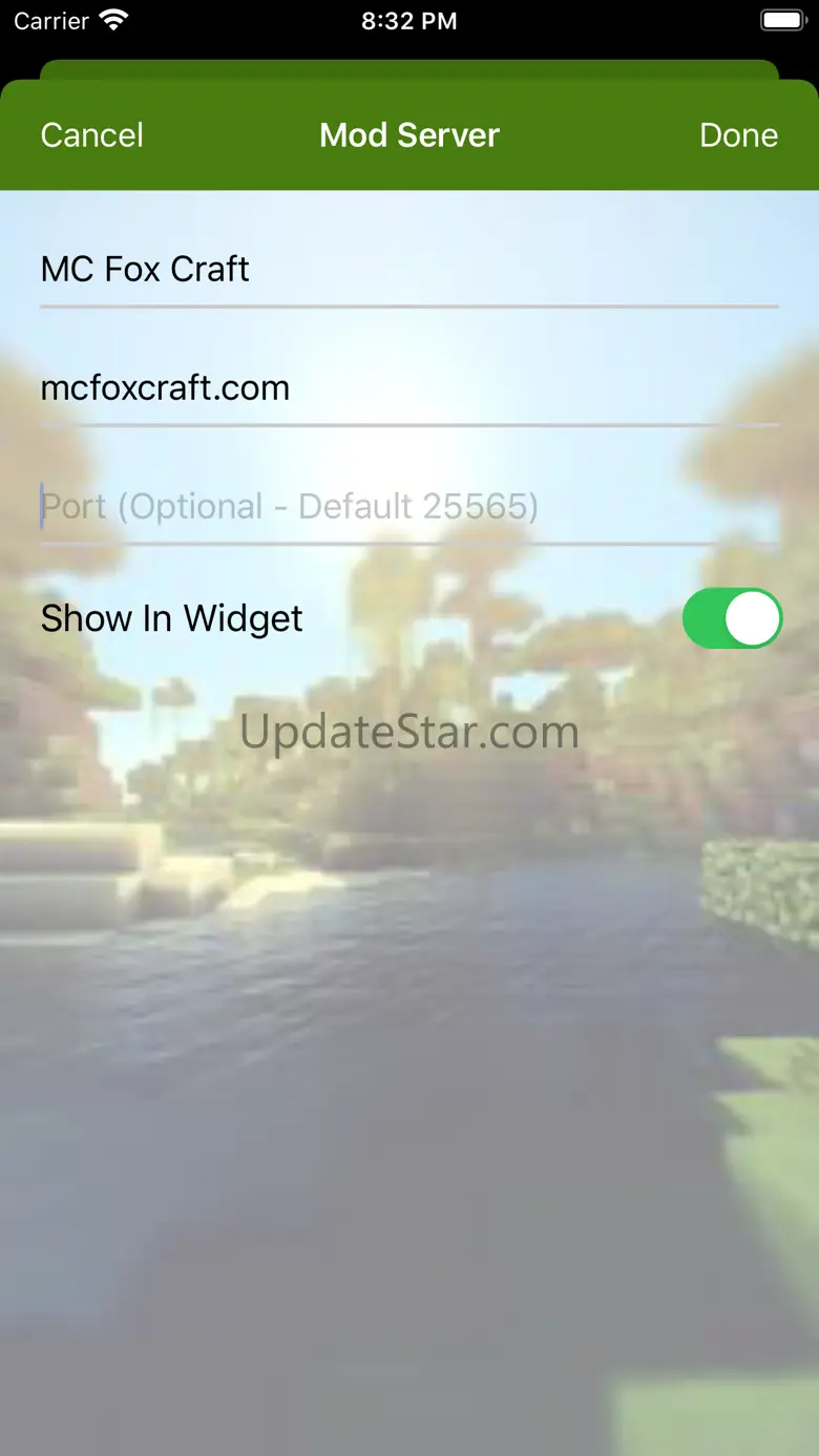 MCPE Mod Server for Minecraft 1.1.1