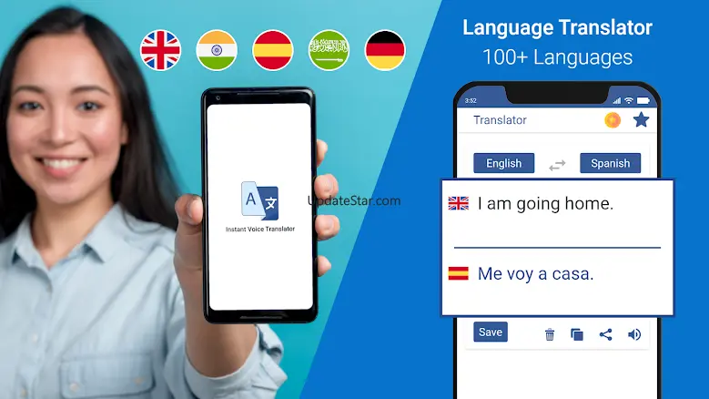 Instant Voice Translator App 2.6
