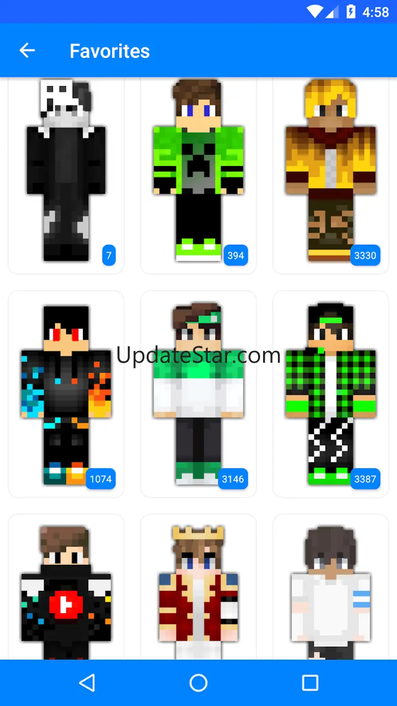 Boys Skins for Craftsman, MCPE 1.5.3