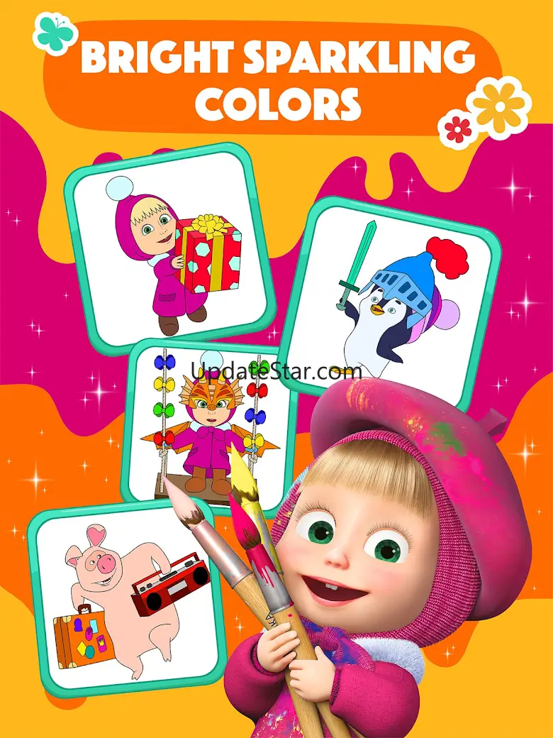 Masha and the Bear Colorings 1.6